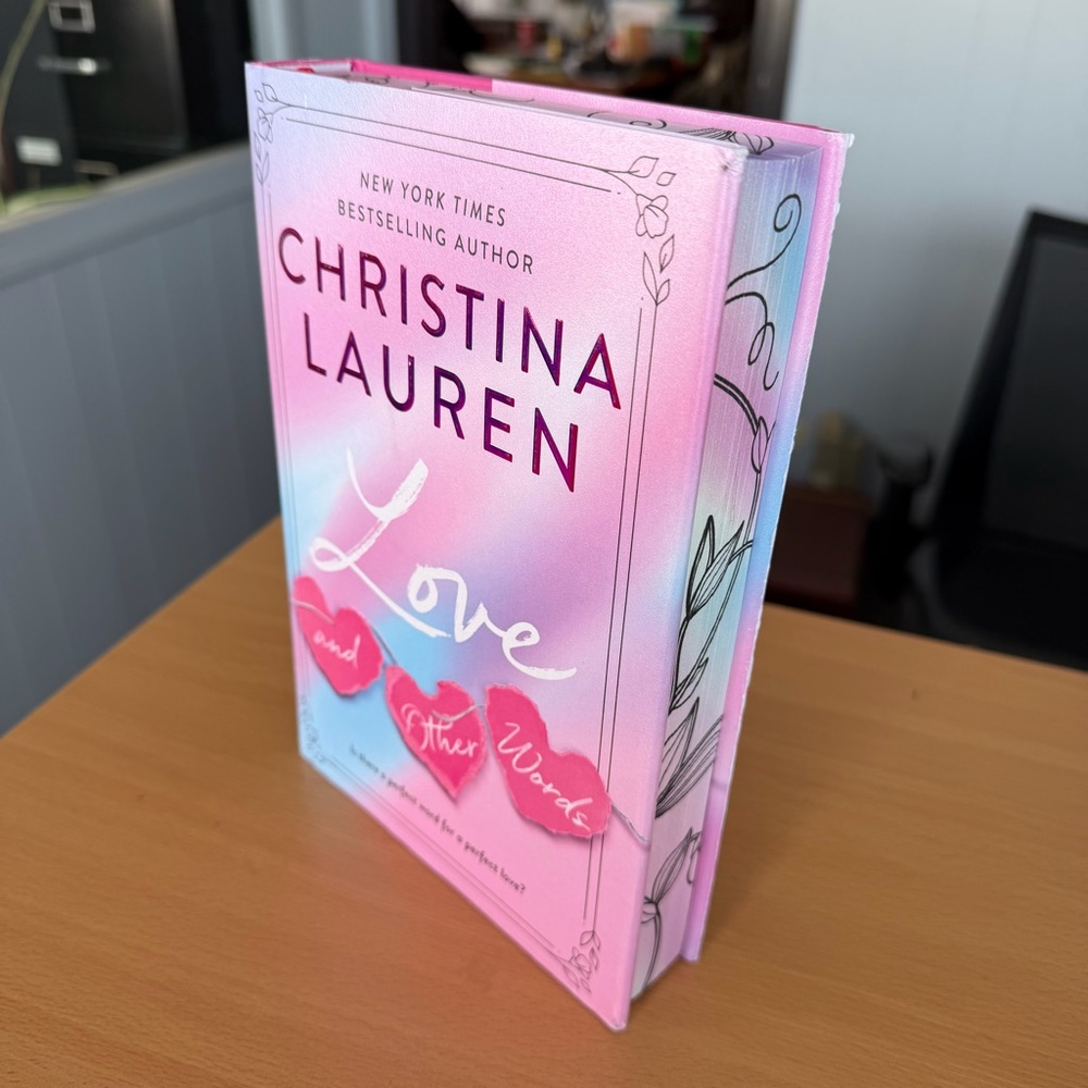 Love and Other Words Hardcover Book with Sprayed Edges